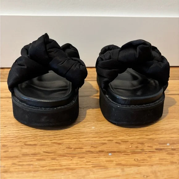 Ganni knotted platform sandals - Picture 4 of 6